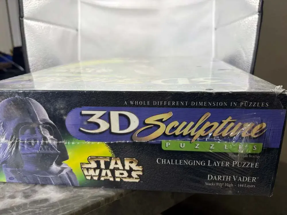 1997 Milton Bradley Star Wars Darth Vader 3D Sculpture Layer Puzzle vintage